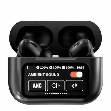 A9 Pro Wireless Earbuds Black Bluetooth 5.3 HD Stereo Sound TWS
